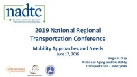 National aging and disability transportation center