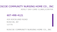 Roscoe community nursing home inc