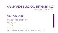 Valleywide surgical services, llc