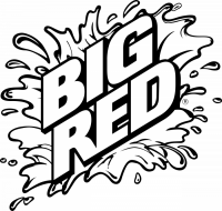 Big red asphalt