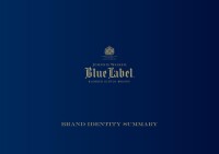 Blue label design