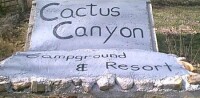 Cactus canyon campground