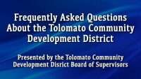 Tolomato community development district