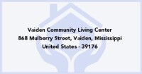 Vaiden community living center