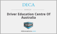 Driver education centre of australia (deca)