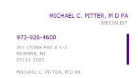 Michael c. pitter, md, pa
