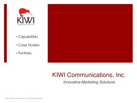 Kiwi communications