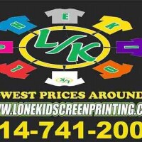 Lone kid screen printing