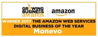 Monevo | crowned digital business of the year at the amazon growing business awards