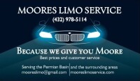 Moores limo service