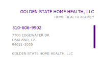Golden state home health, llc