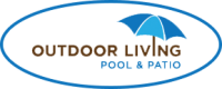 Outdoor living pool and patio