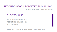 Redondo beach podiatry group