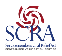Servicemembers civil relief act centralized verification service