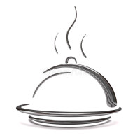 Silver tray catering