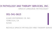 Nichols speech, inc.