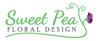 Sweet pea floral design