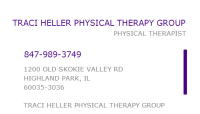 Traci heller physical therapy group