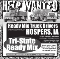 Tri state ready mix