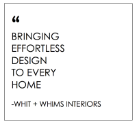Whit + whims interiors