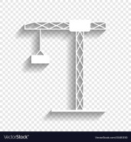 White crane construction