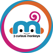 3 curious monkeys