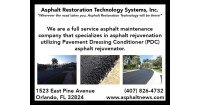 Asphalt restoration technology systems inc