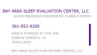 Bay area sleep evaluation center, llc