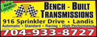 Bench built transmissions