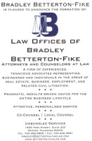 Law offices of bradley betterton-fike