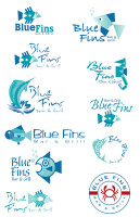 Blue fin design
