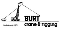 Burt crane and rigging