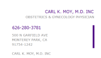 Carl k. moy, m.d., inc.