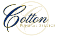Cotton funeral service