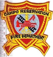 Campo reservation fire