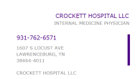 Crockett hospital, llc