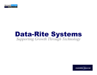 Data rite systems group