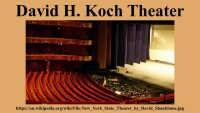 David h koch theater at lincoln center