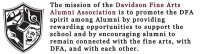 Davidson fine arts alumni association
