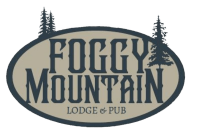Foggy mountain lodge and restaurant