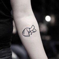Fortune cookie tattoo