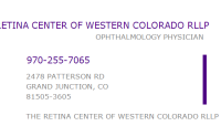 The retina center of western colorado rllp