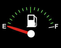 Half empty energy tank