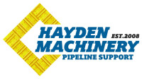 Hayden machinery pipeline support