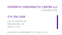Hofferth chiropractic ctr