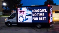 Illuminated mobile - mobile digital led billboard advertising trucks