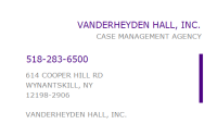 Vanderheyden Hall, Inc.