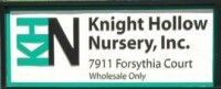 Knight hollow nursery inc