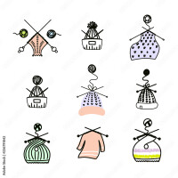 Knit together