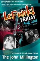 Lefunk! disco/soul/pop wedding and party band